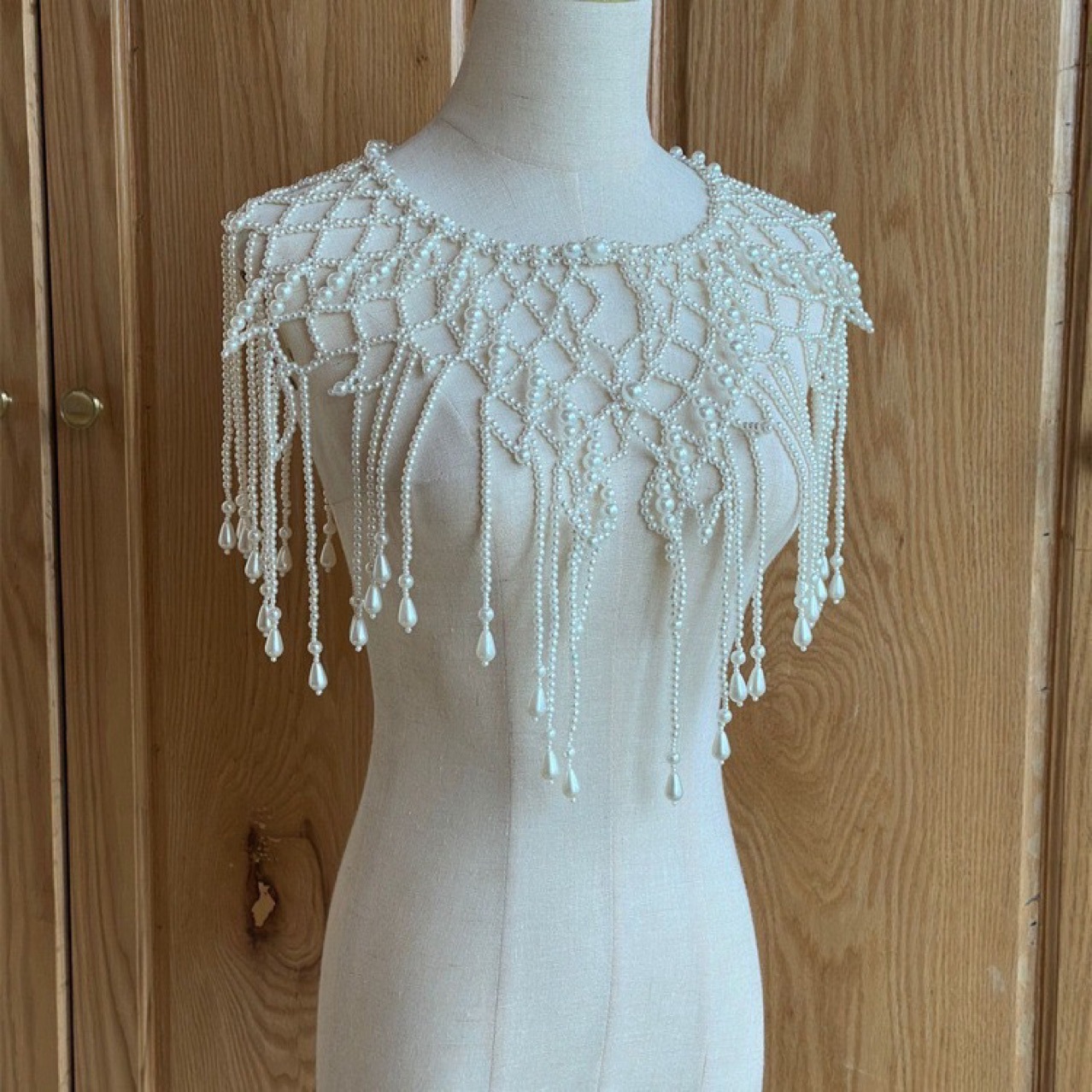 Pearl Trim Chain - Chaîne de corps superposée en perles