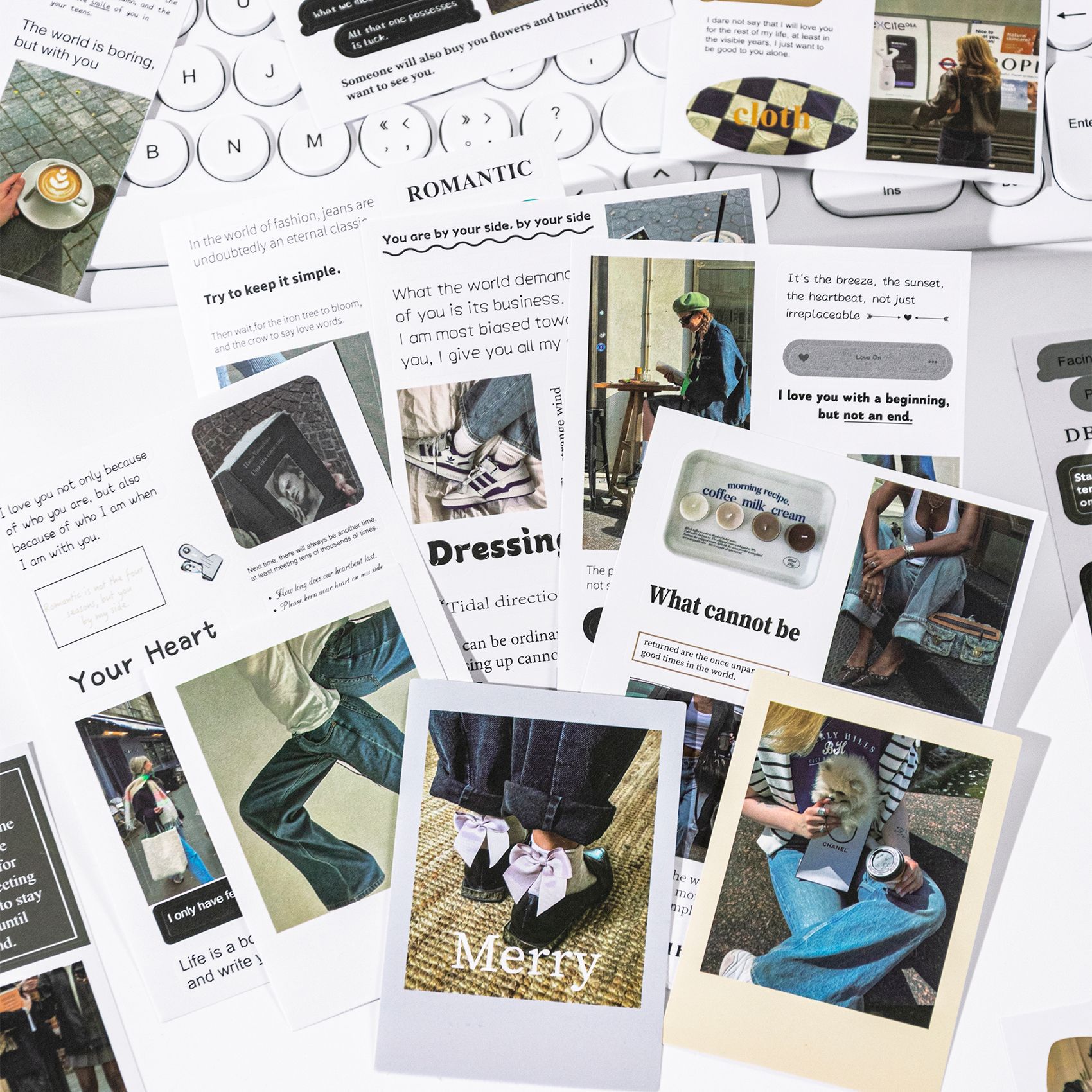 Autocollants de style INS séri - Embellishments For Scrapbooking avis et prix