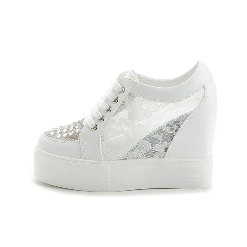 Chaussures à plateforme en bis - Crystal Mesh Fabric avis et prix