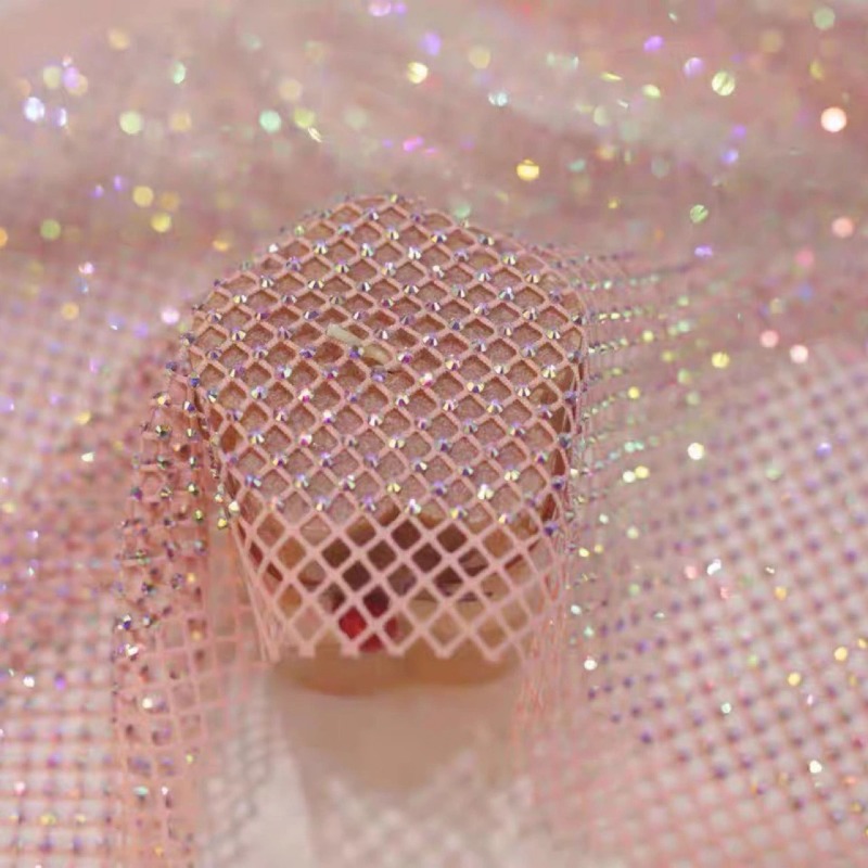 Tissu en maille filet extensib - Crystal Mesh Fabric avis et prix