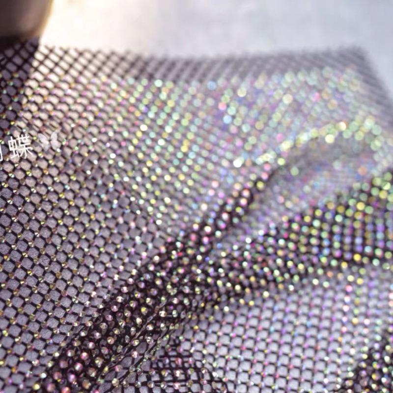 Tissu en maille filet extensib - Crystal Mesh Fabric avis et prix